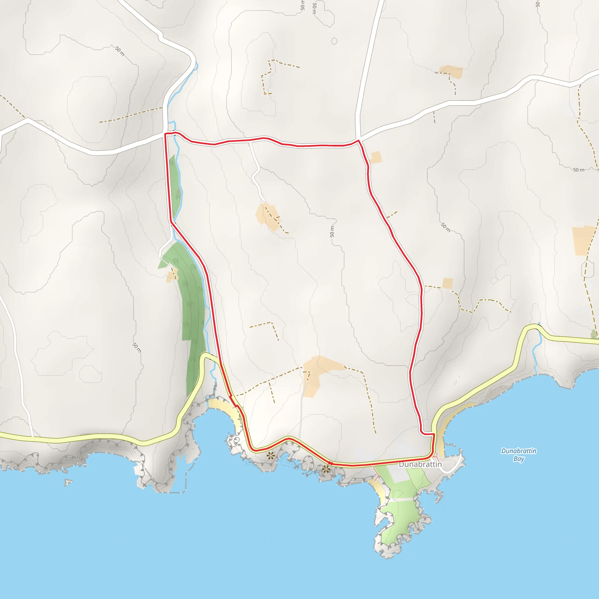 Boat Strand Walk 1 mobile static map