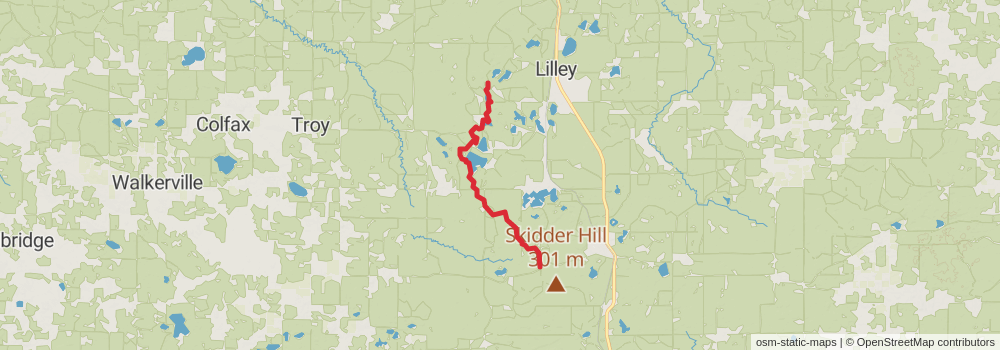 American Perimeter Trail - North Country Primary stage 52 Map