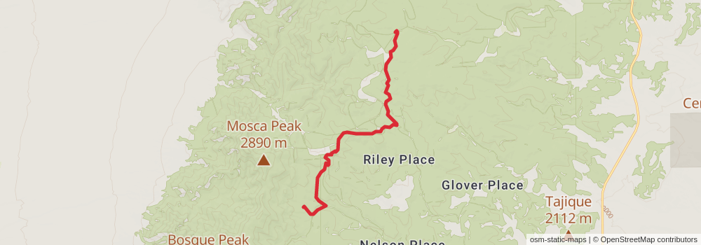 Grand Enchantment Trail stage 64 Map