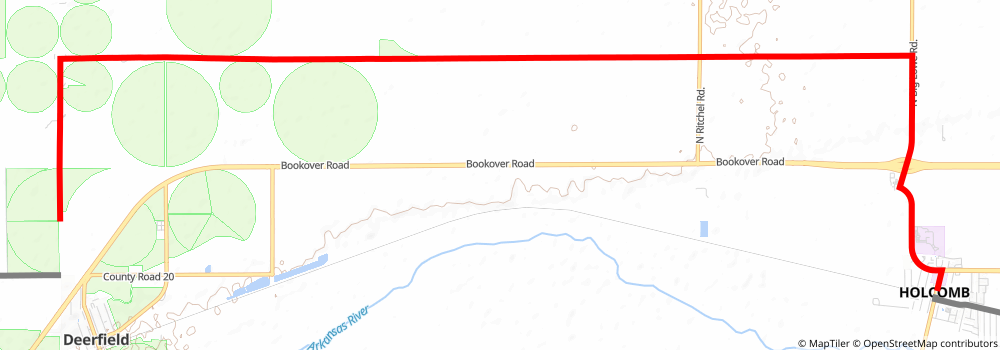 American Discovery Trail South Route stage 201 Map