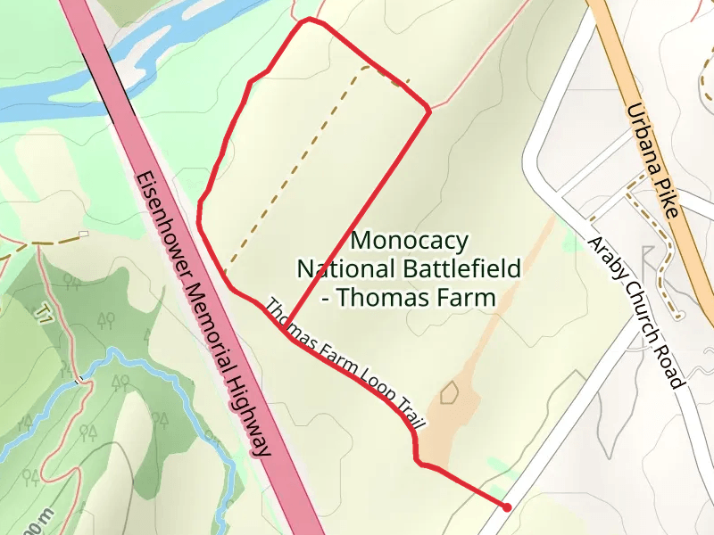 Monocacy National Battlefield - Thomas Farm Loop