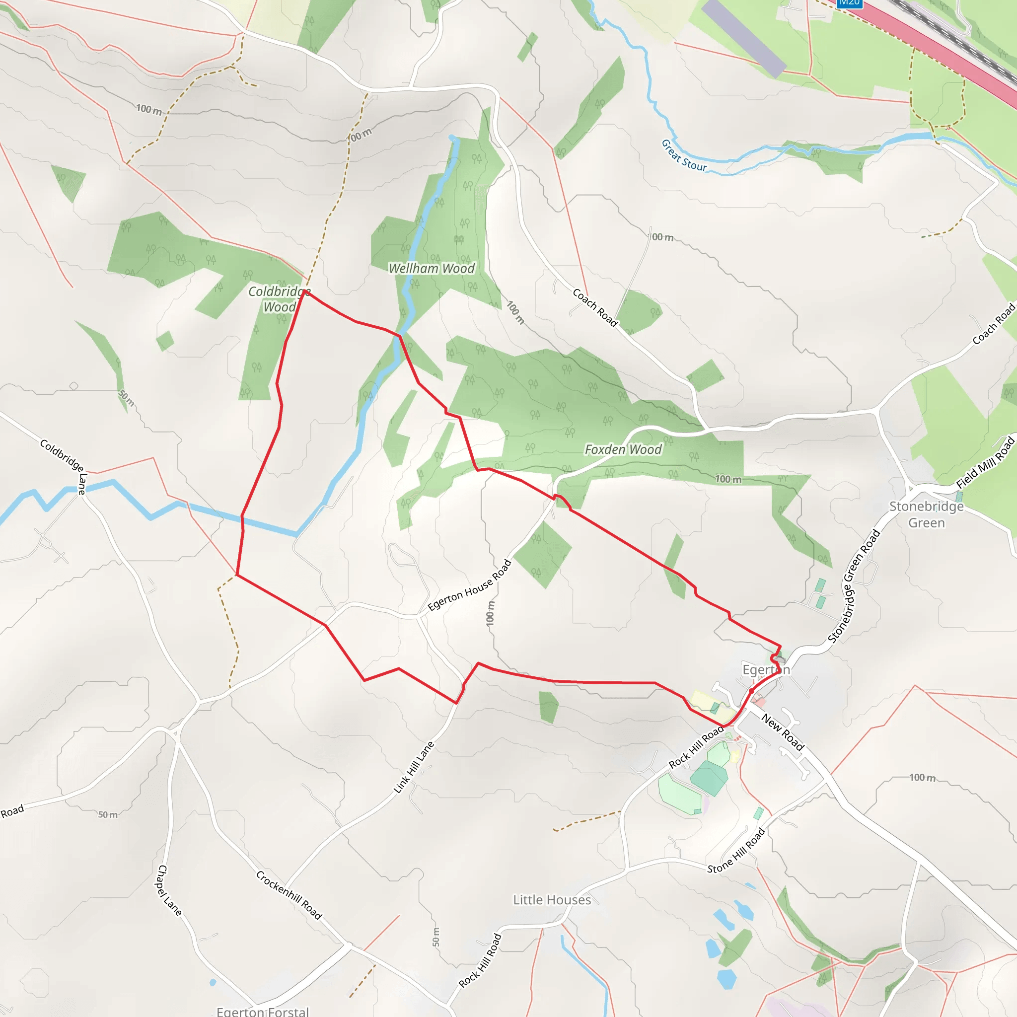 Egerton Loop mobile static map