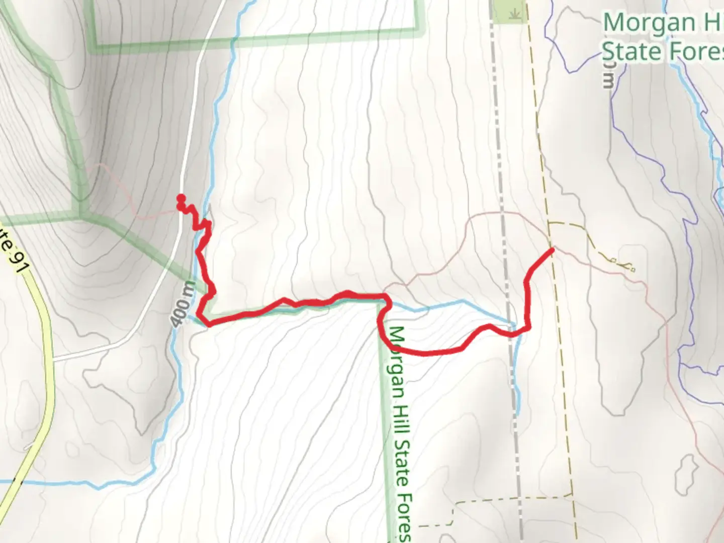 An image depicting the trail Onondaga Trail and its surrounding area.