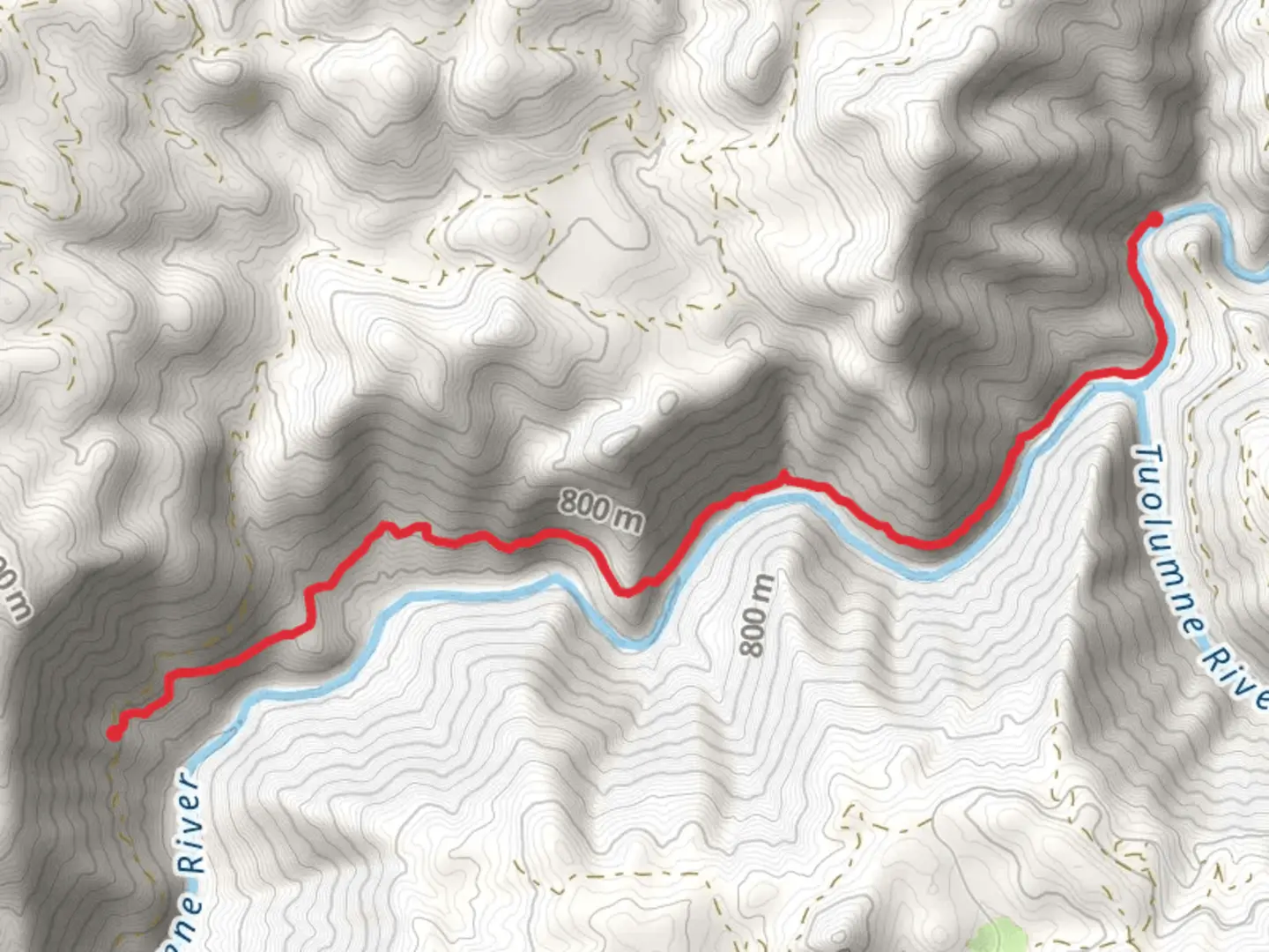 An image depicting the trail Andresen Mine Trail and its surrounding area.