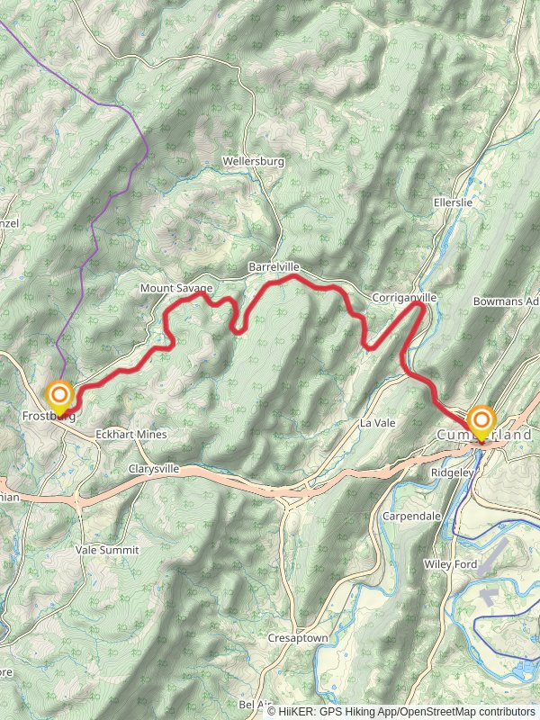 Great Allegheny Passage from Frostburg