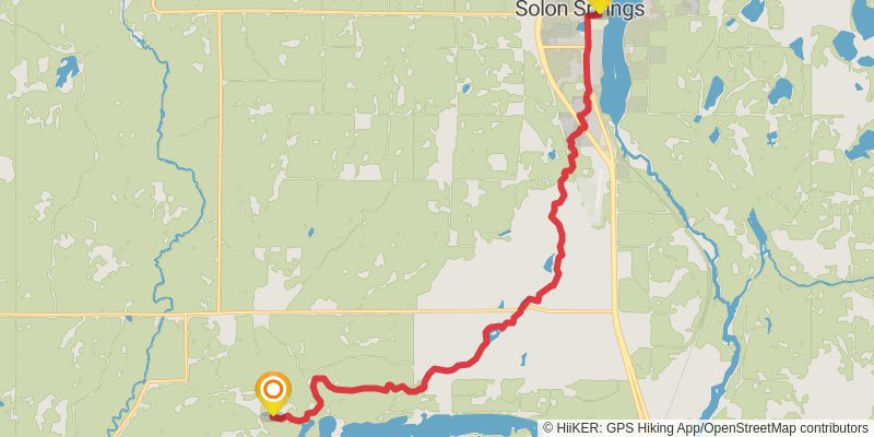 North Country Trail - Wisconsin stage 4 Map