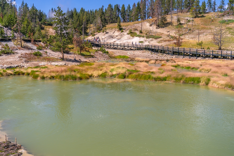 An image depicting the trail Mud Volcano Trail and its surrounding area.