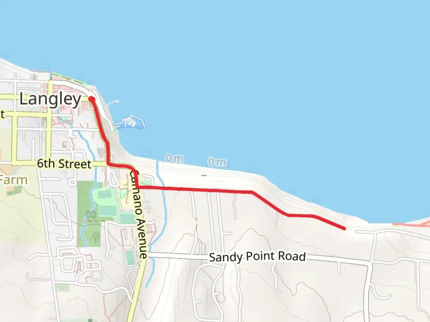 An image depicting the trail Edgecliff Drive and its surrounding area.