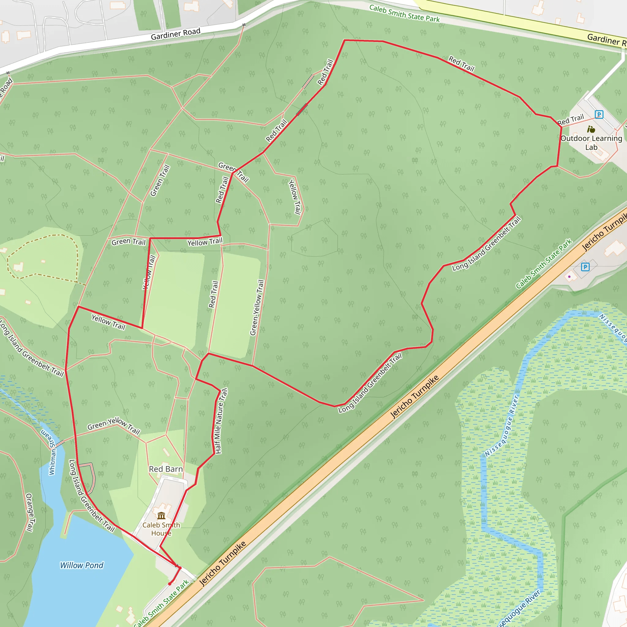 Chipman House Road - Willow Pond mobile static map