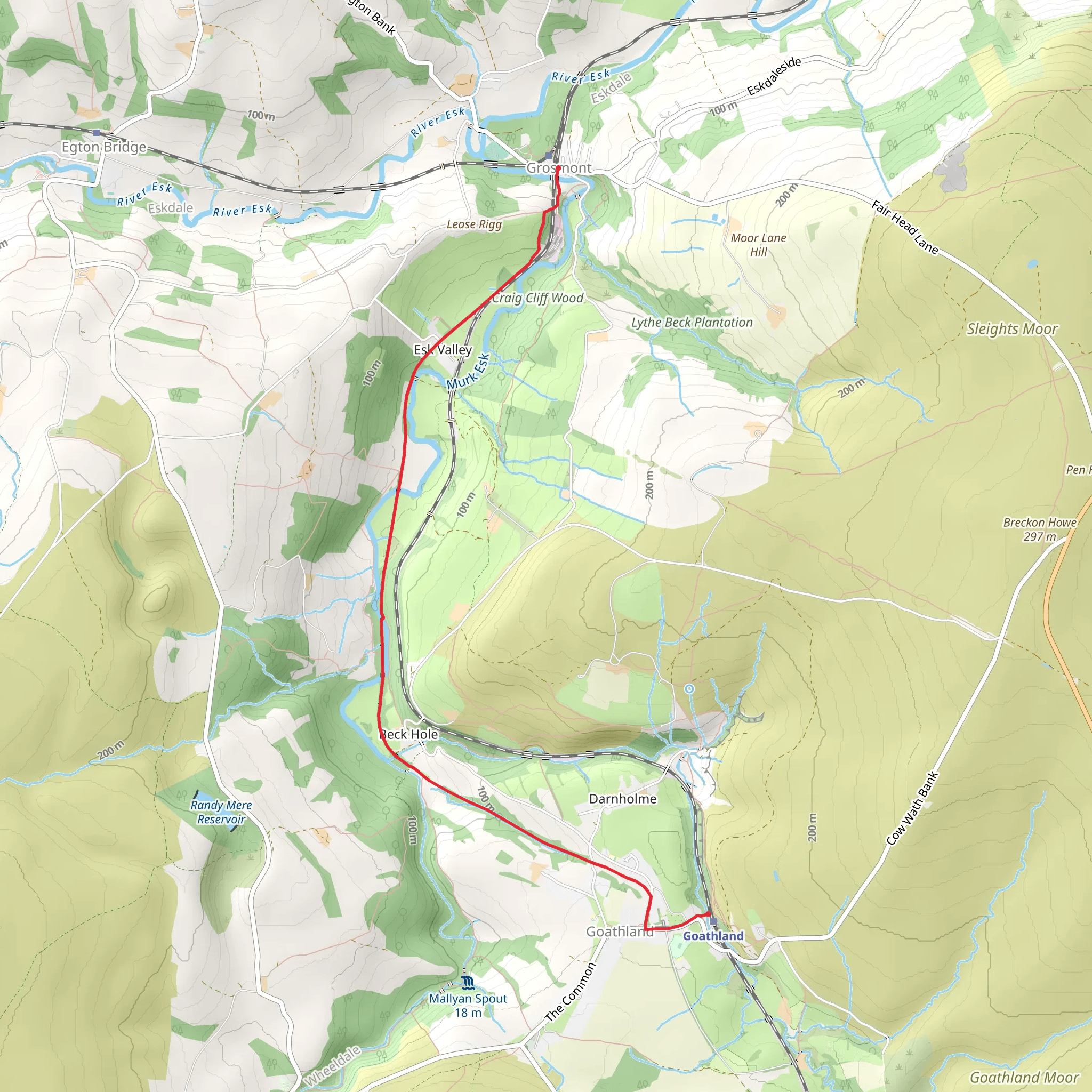 Murk Esk mobile static map