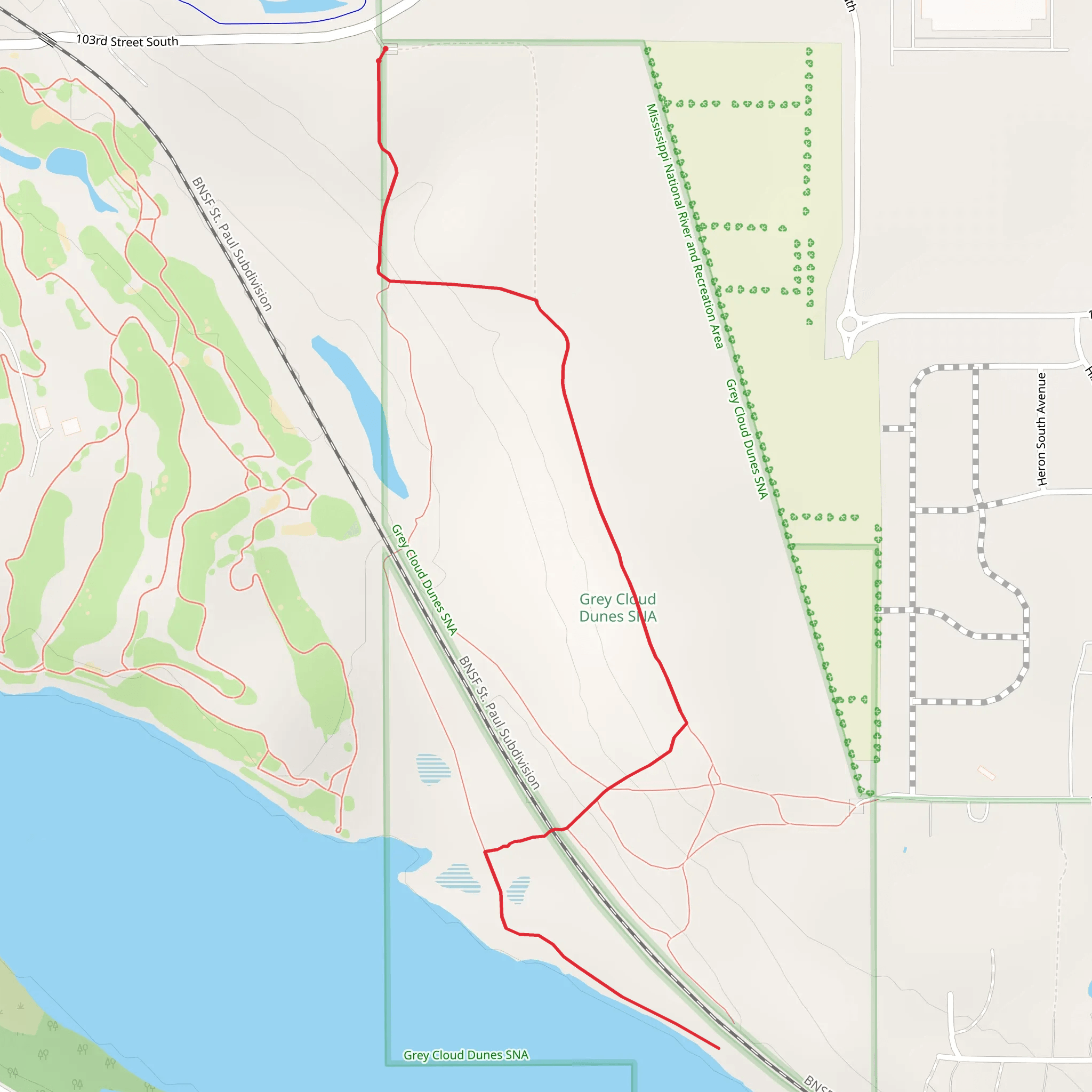 Grey Cloud Channel mobile static map