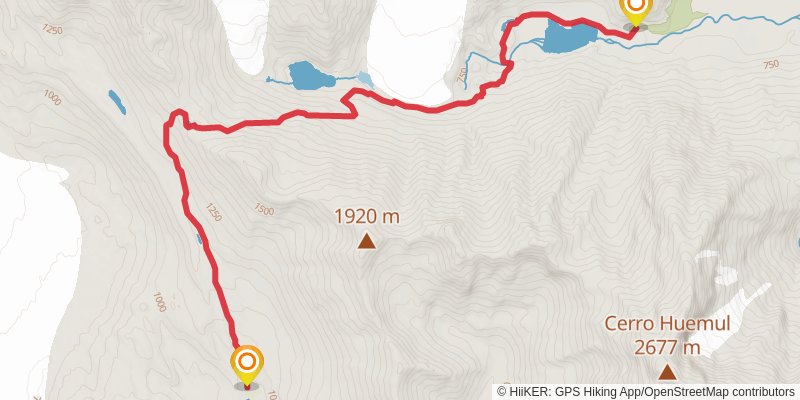 Huemul Circuit stage 2 Map