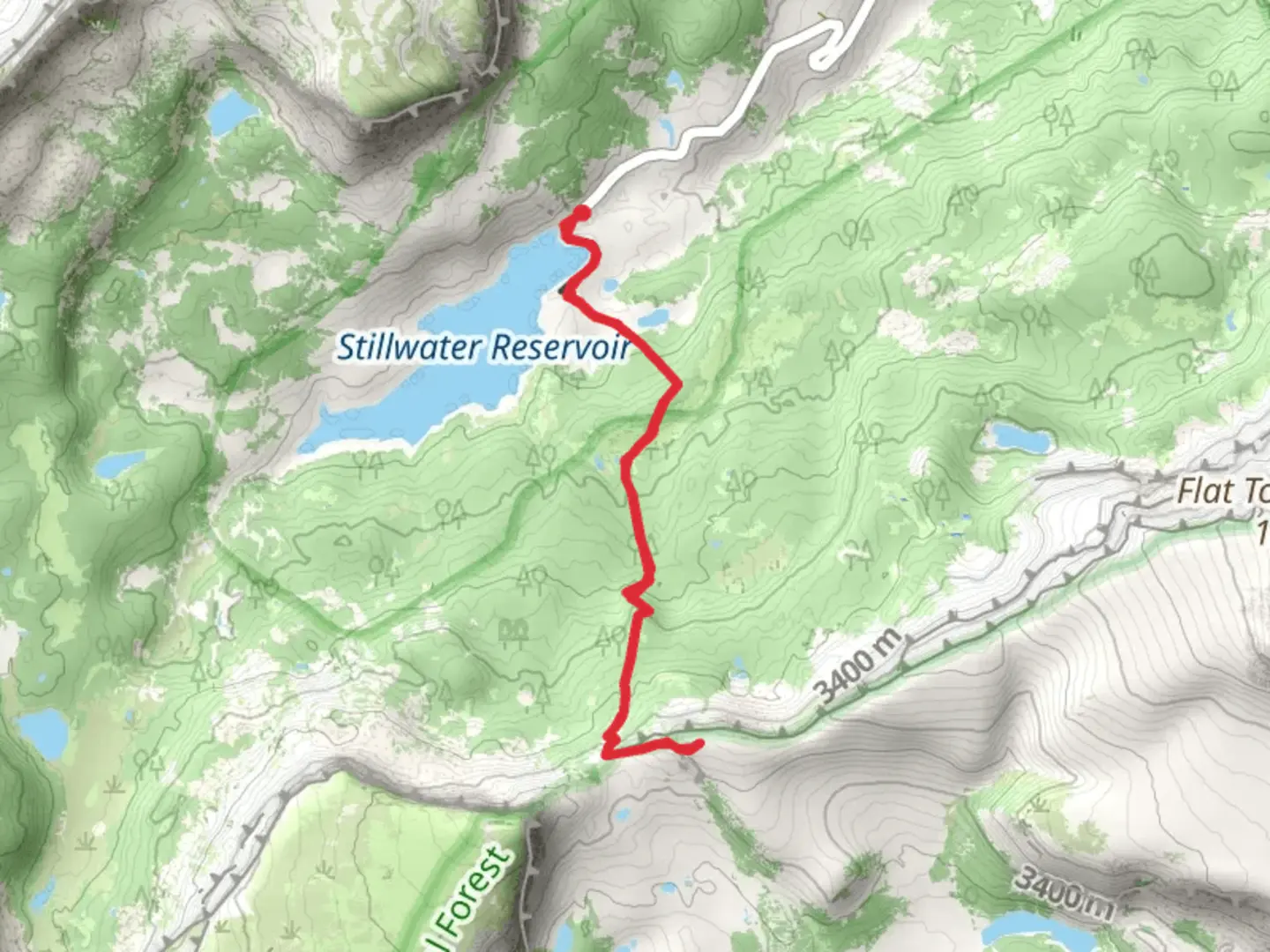 An image depicting the trail North Derby Trail Out and Back and its surrounding area.