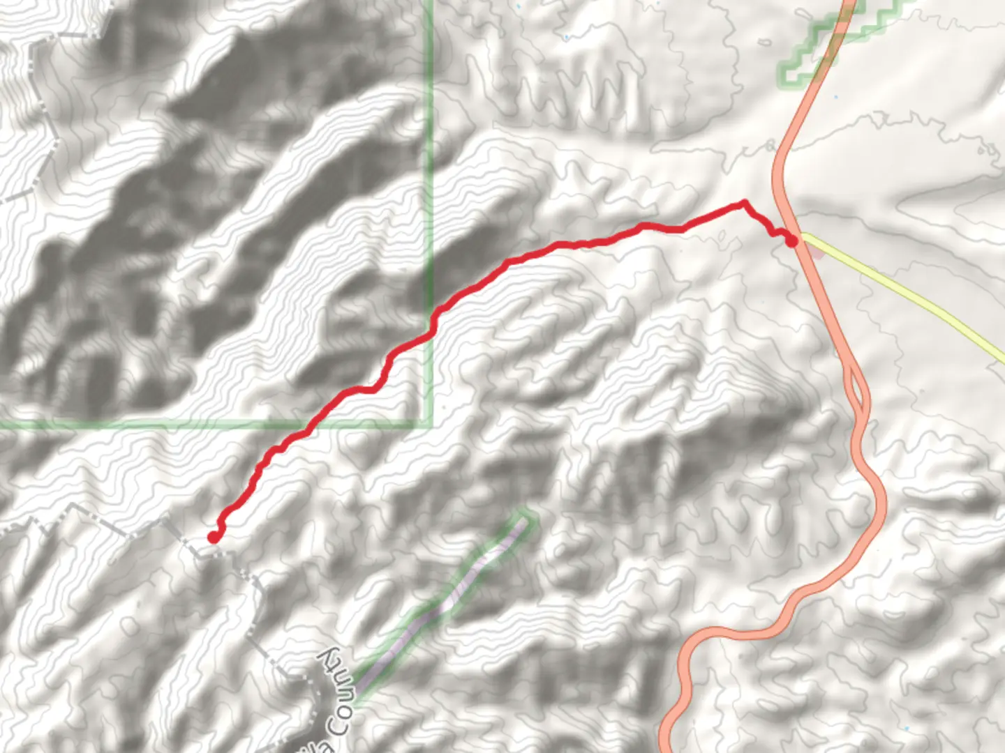 An image depicting the trail South Fork Deer Creek Trail and its surrounding area.