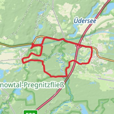 Finowfurt and Oder Havel Kanal Loop mobile static map