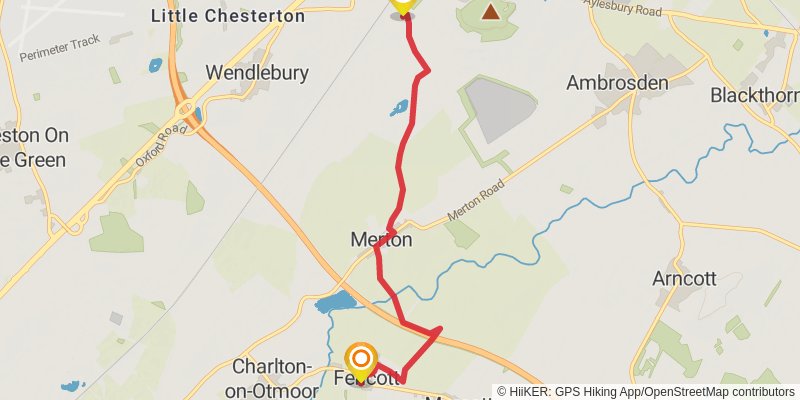 Roman Way stage 14 Map