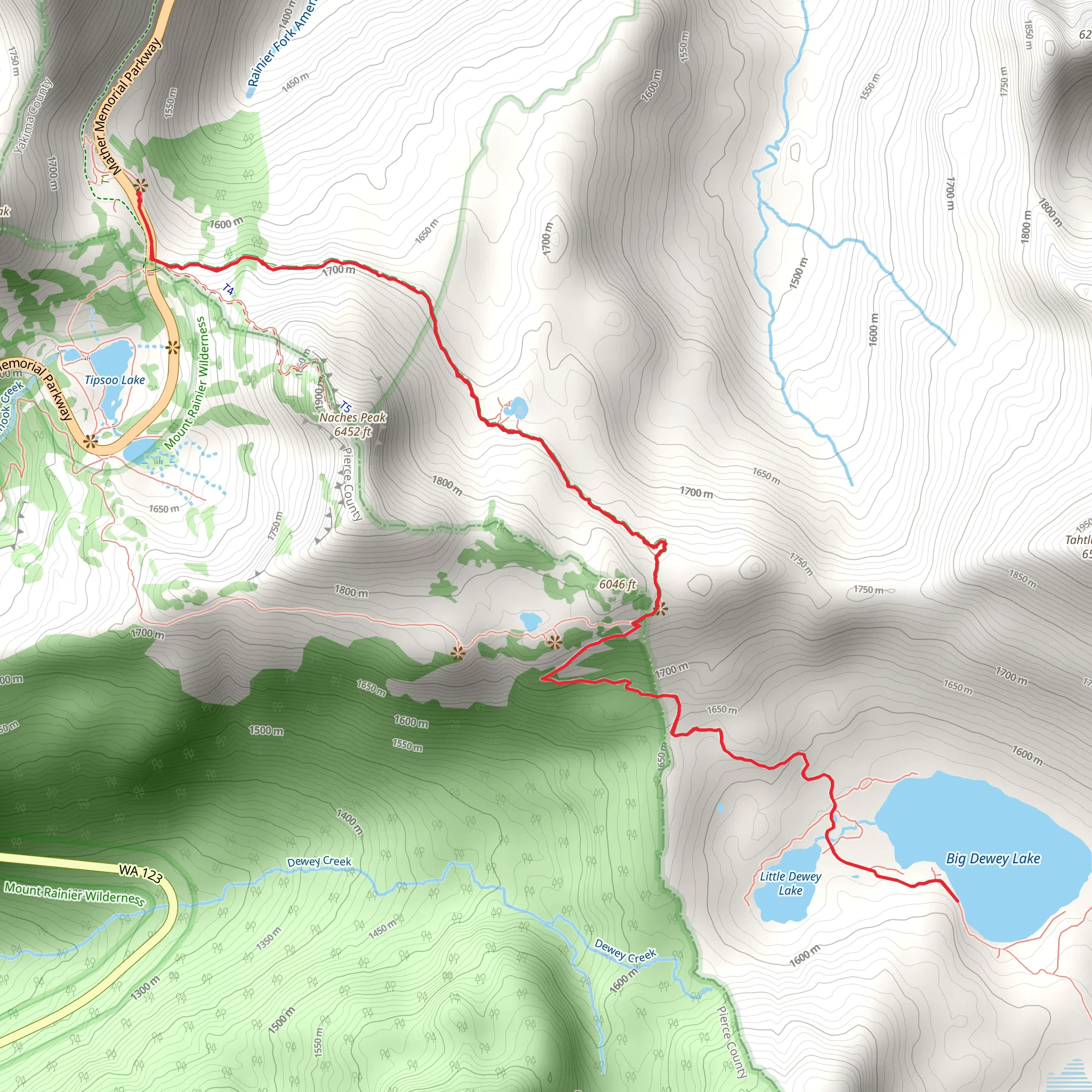 Big Dewey Lake mobile static map