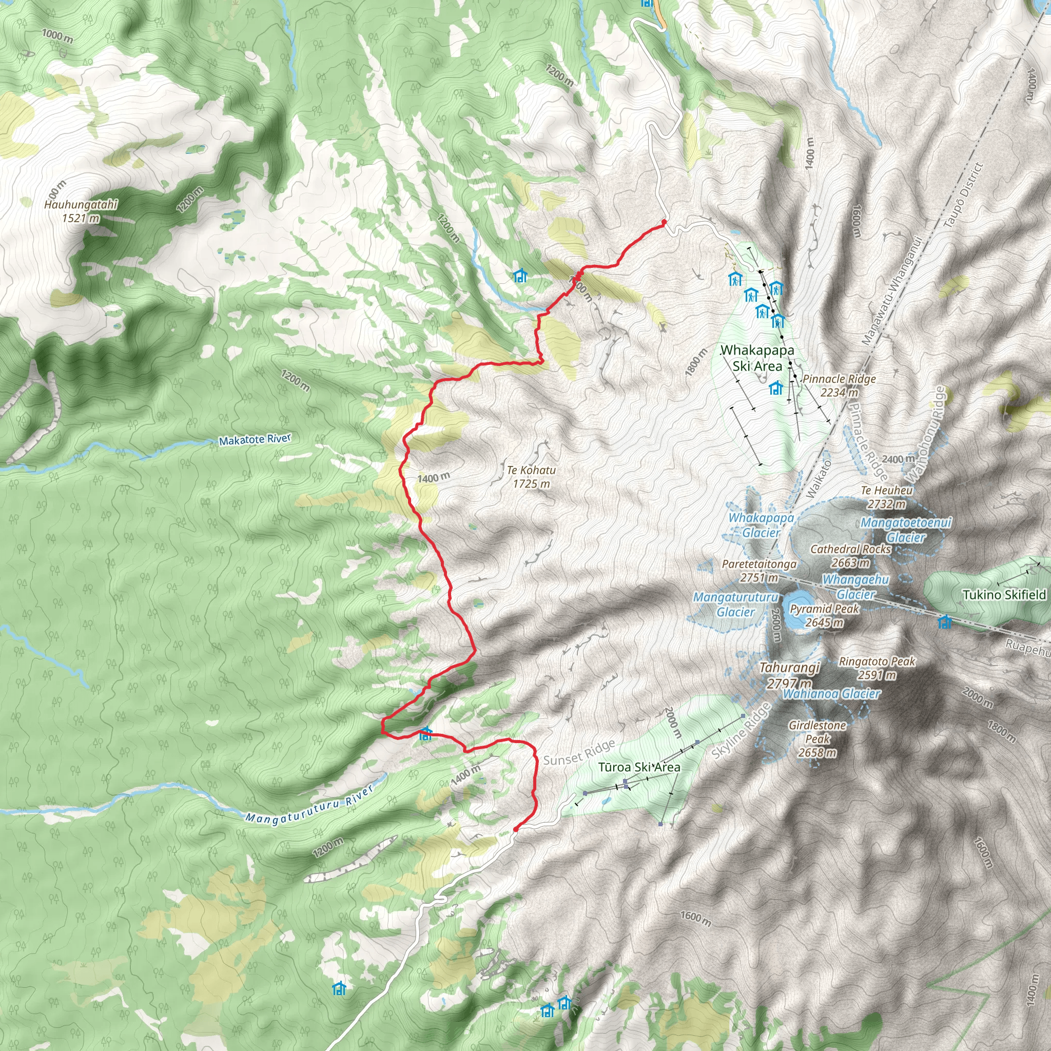 Round The Mountain Southern Leg mobile static map