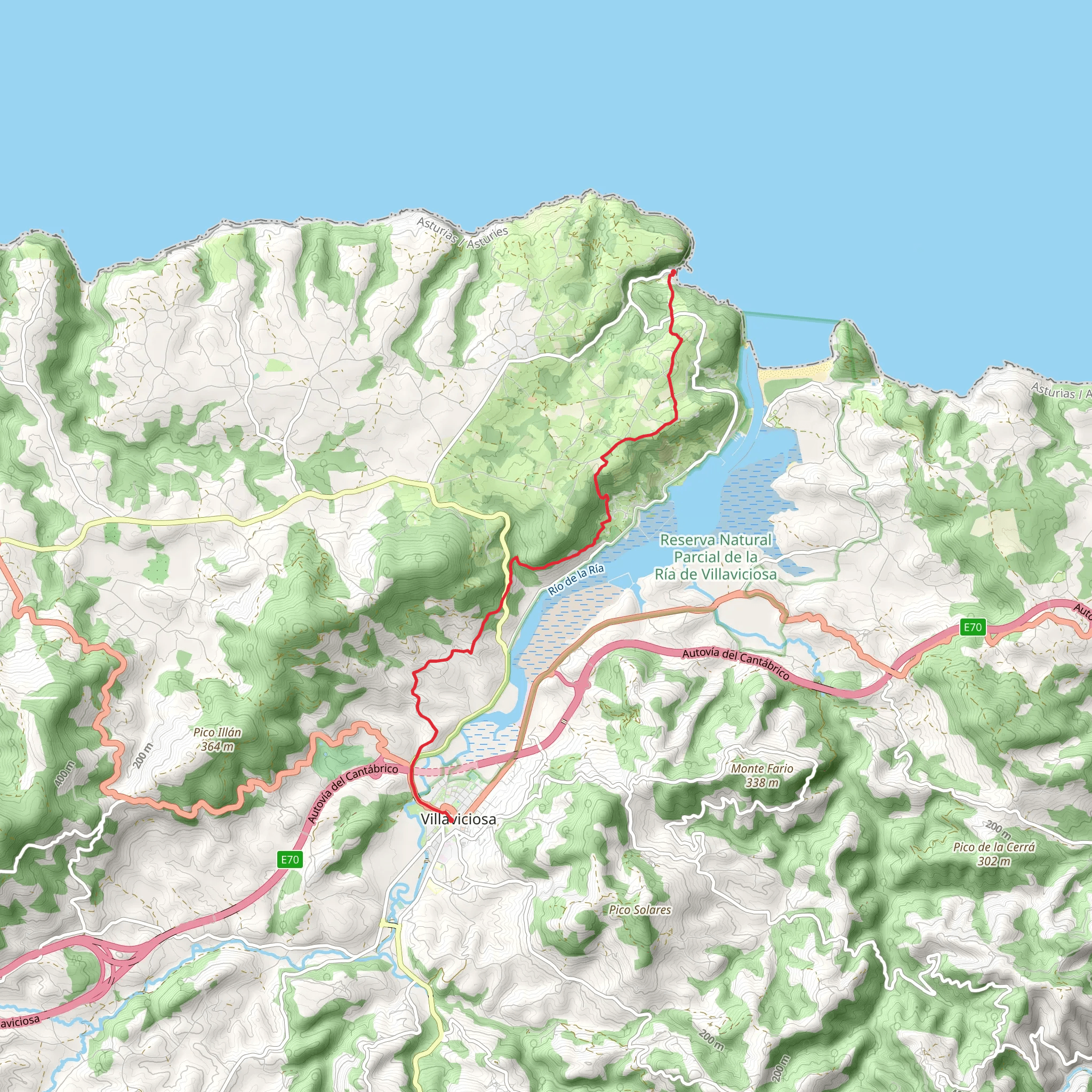 Route of Carlos V- Camin Real mobile static map