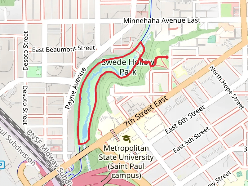 Swede Hollow Park Loop