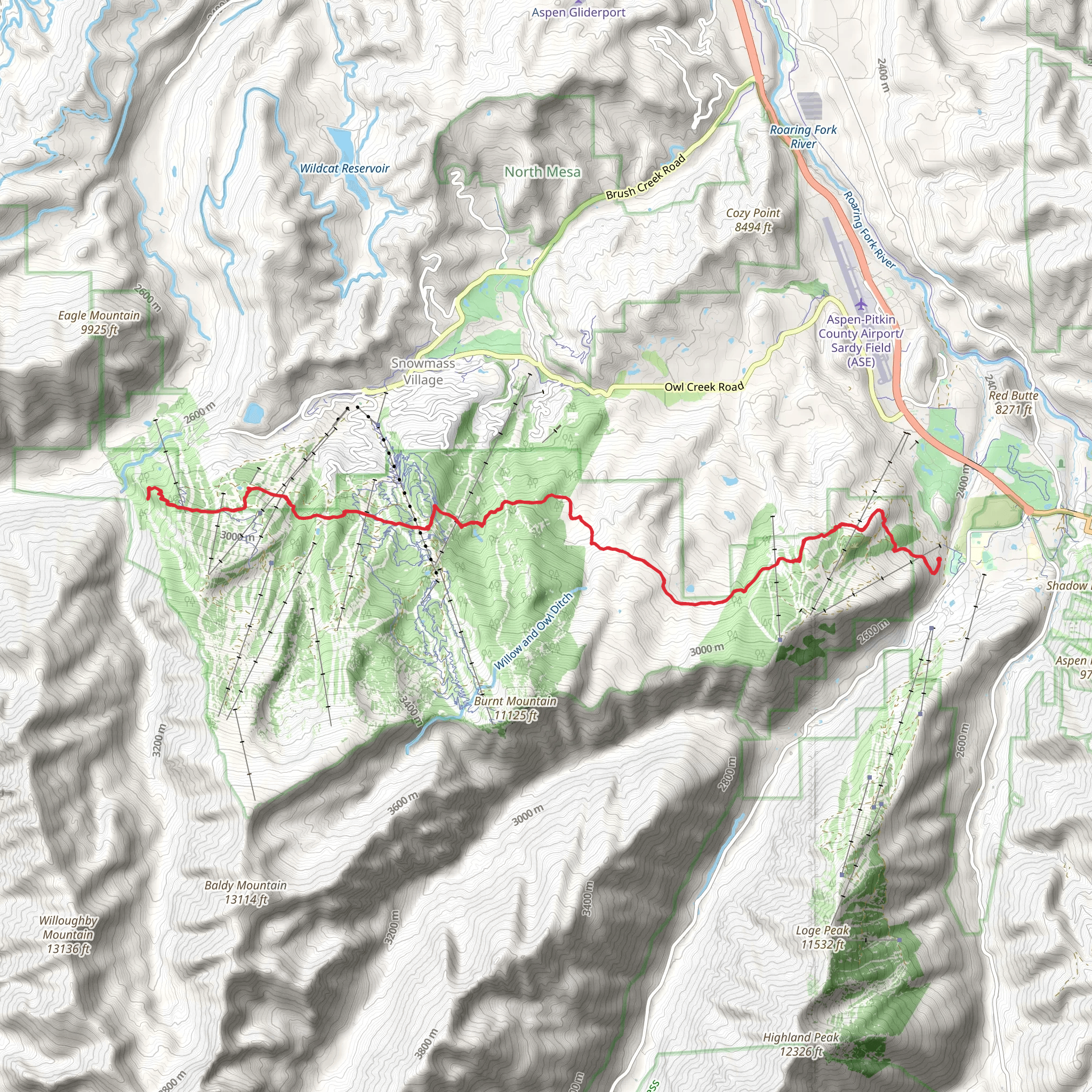 Government Trail mobile static map