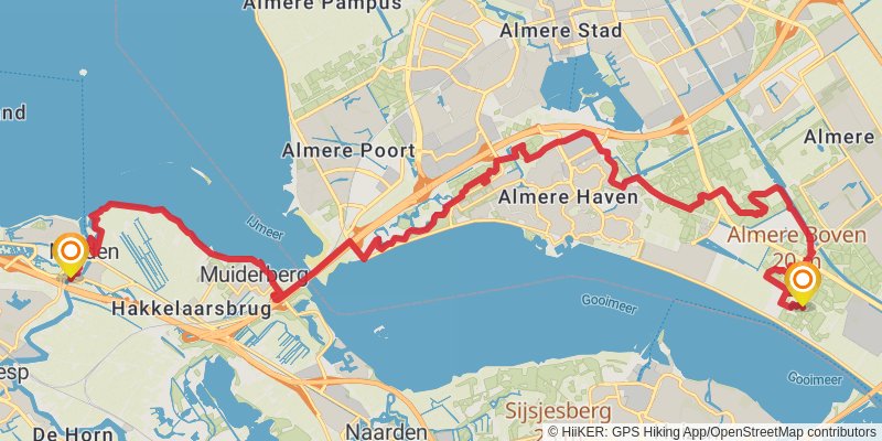 Pionierspad stage 7 Map