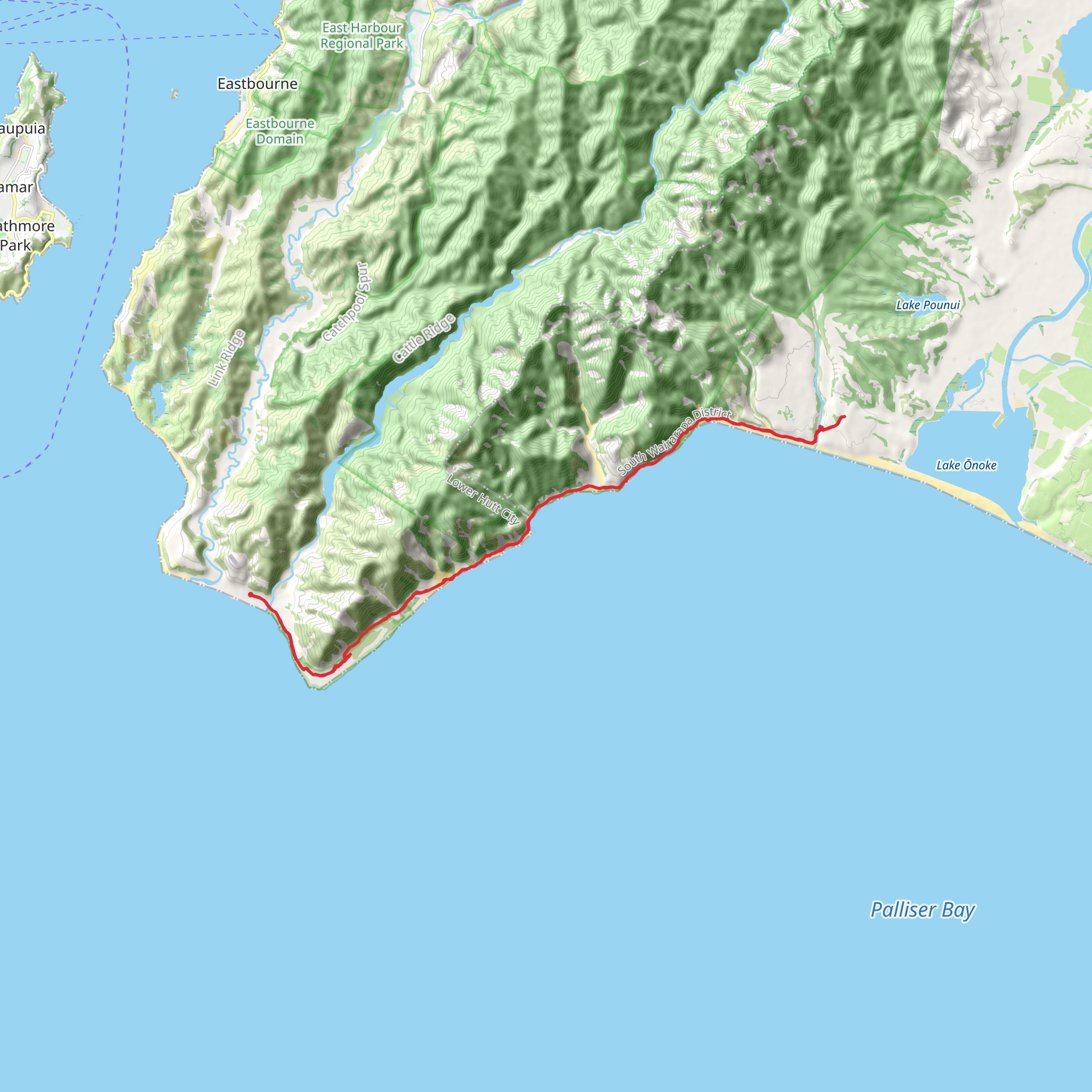 Turakirae Head mobile static map