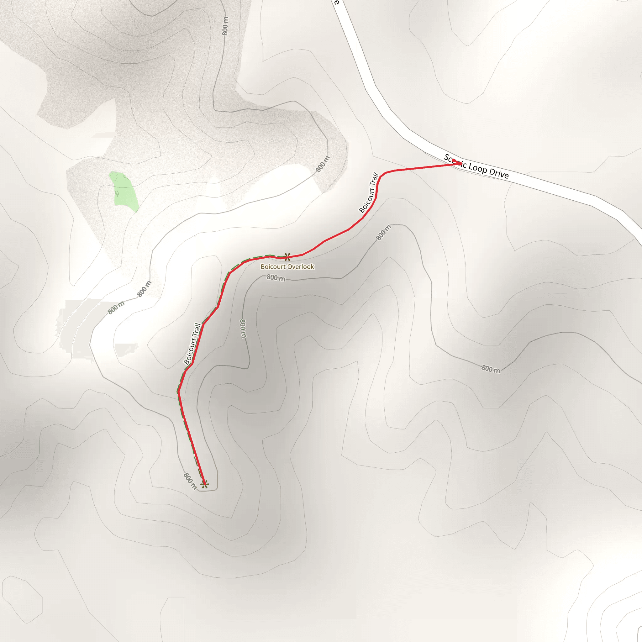 Boicourt Overlook mobile static map
