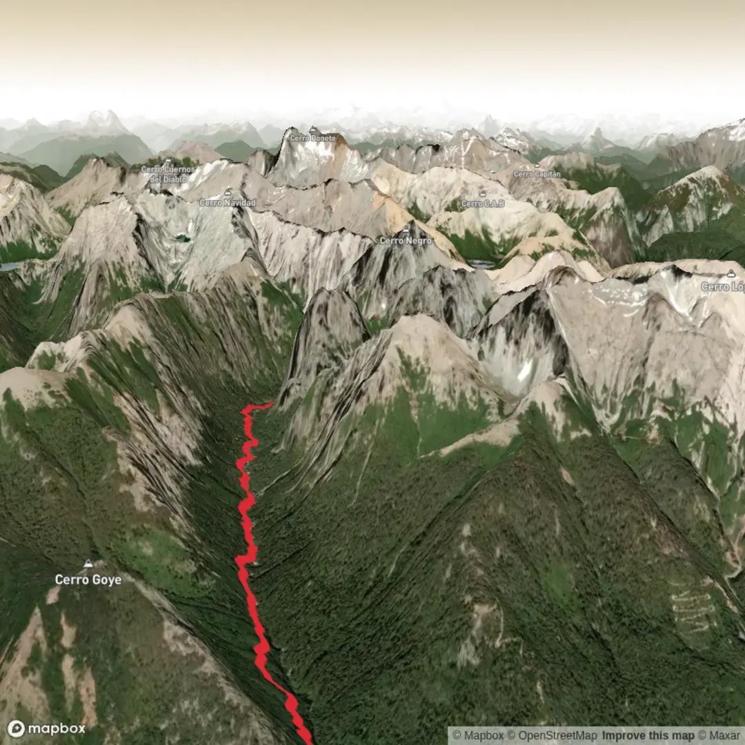 An image depicting the trail Laguna Negra and its surrounding area.