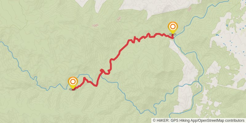Six Foot Track stage 2 Map