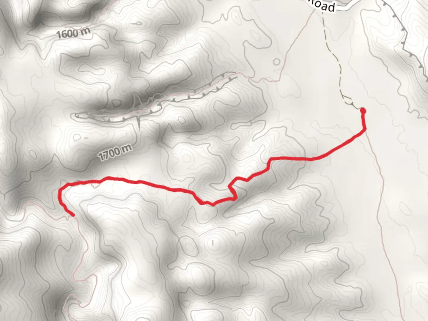 An image depicting the trail Post Cutoff Trail and its surrounding area.