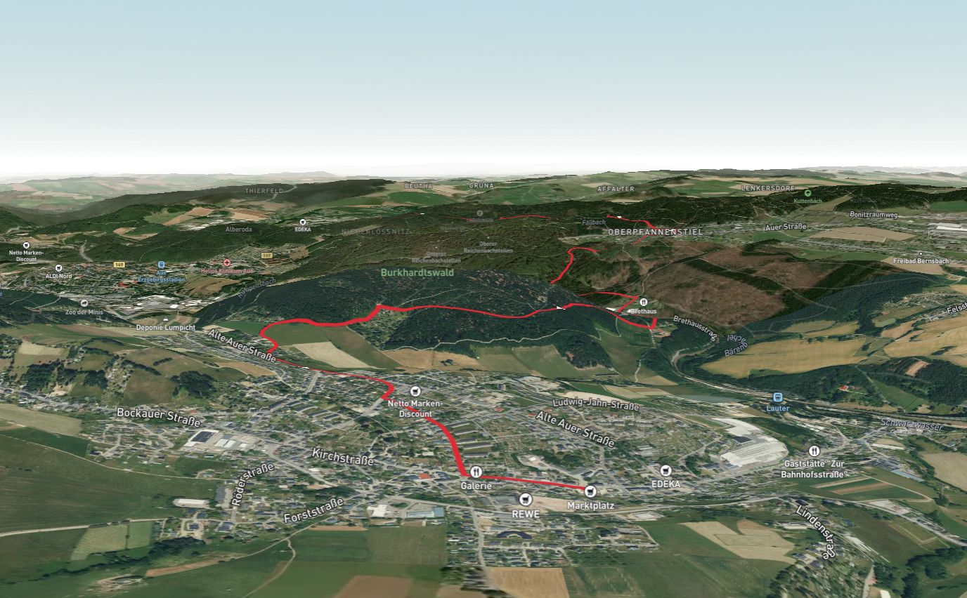 Wanderweg Loessnitz - Lauter