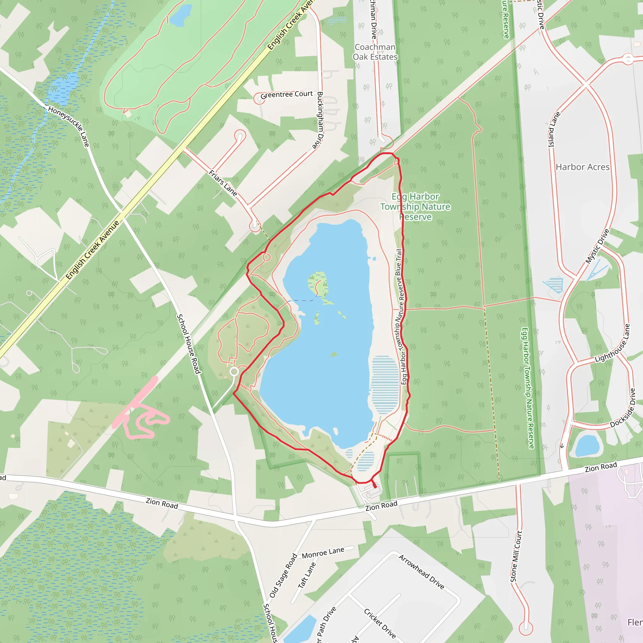 Egg Harbor Township Nature Reserve Smart Trails Loop mobile static map