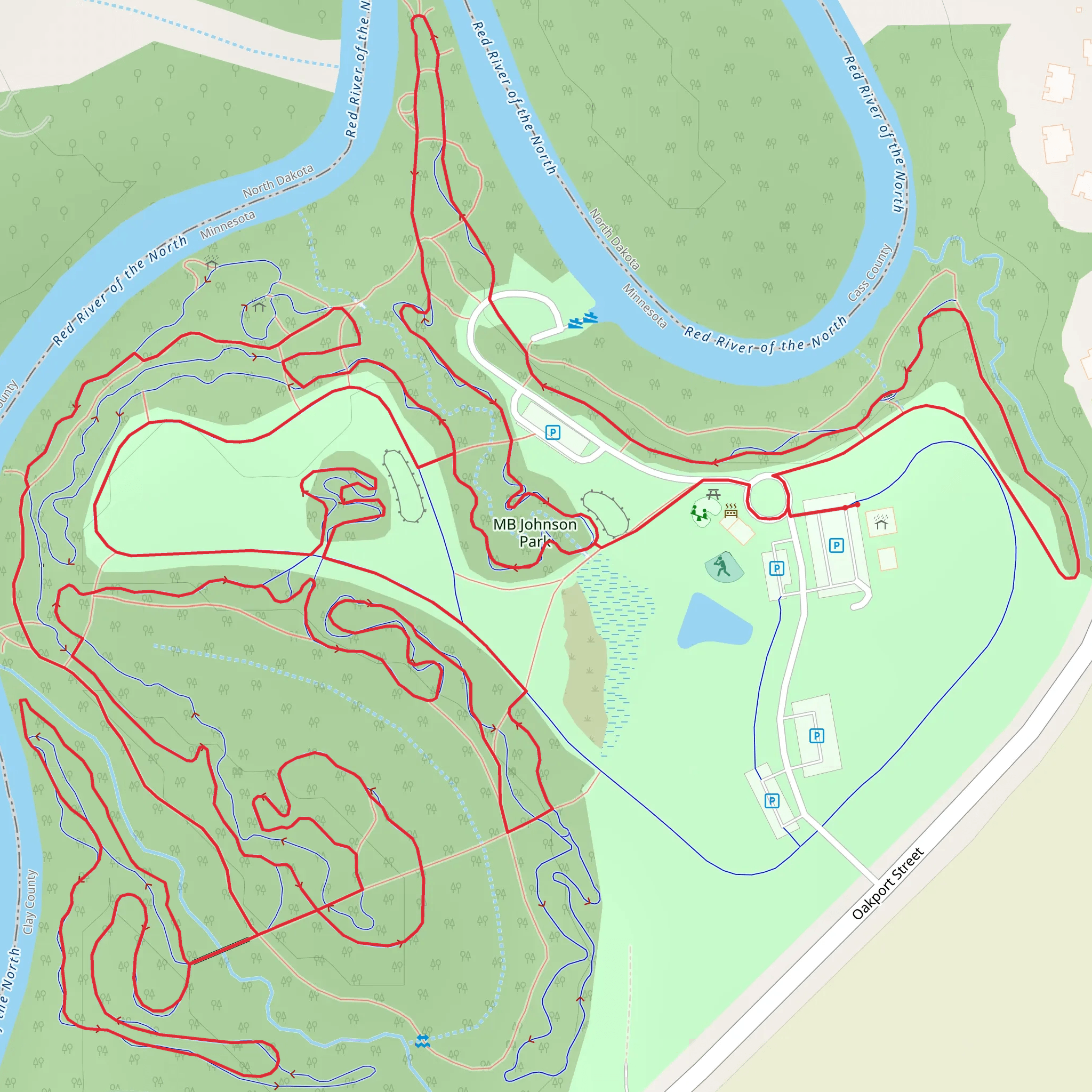 MB Johnson Park Loop mobile static map