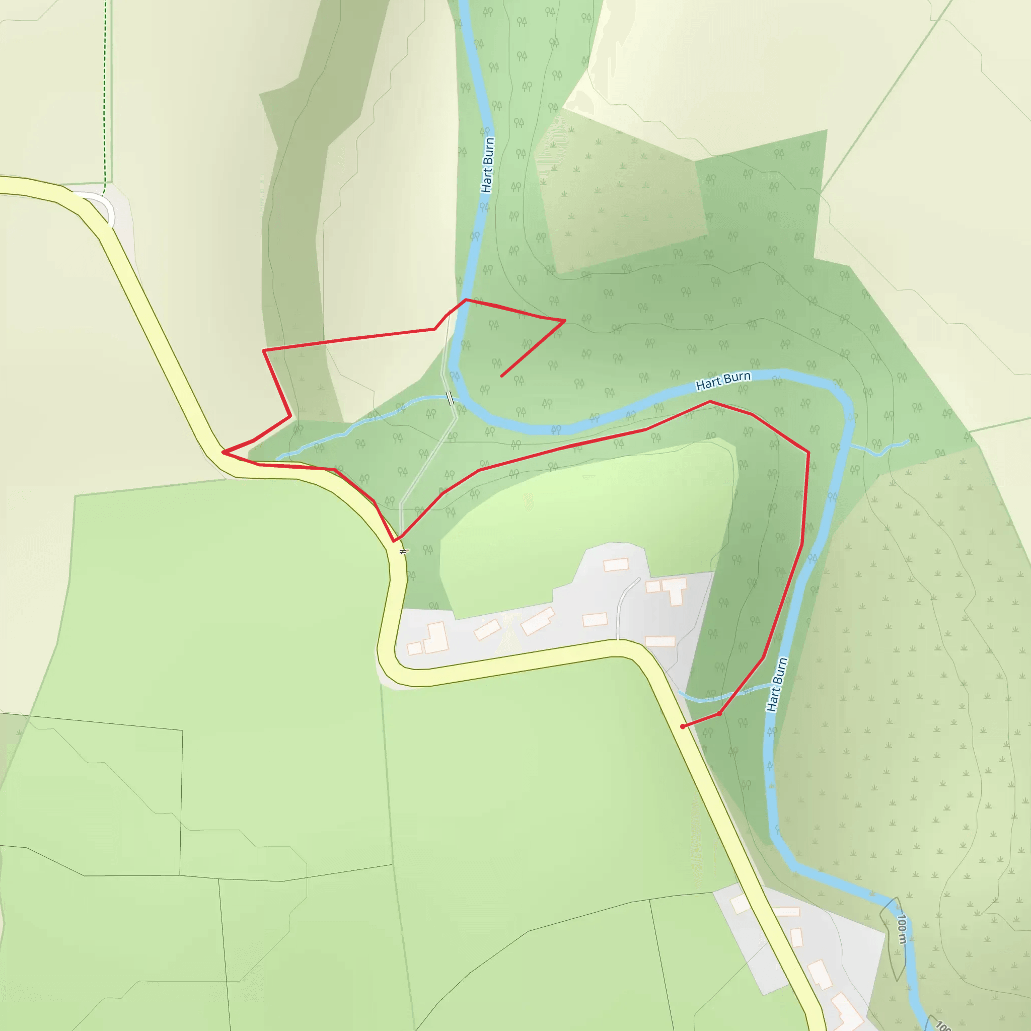 Hartburn Glebe mobile static map