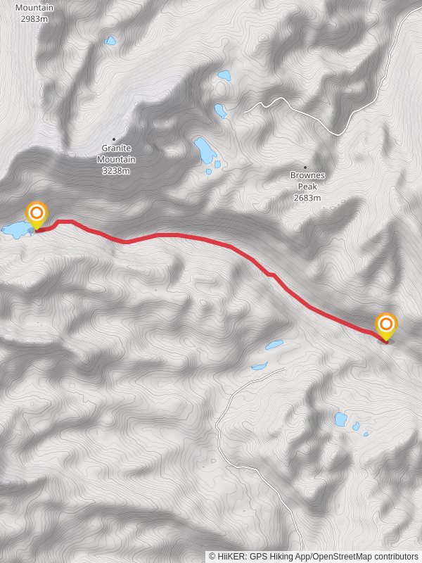 Waukena Lake via Rock Creek Road