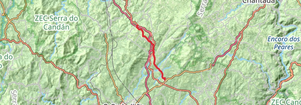 Camino Portugues do Interior stage 18 Map