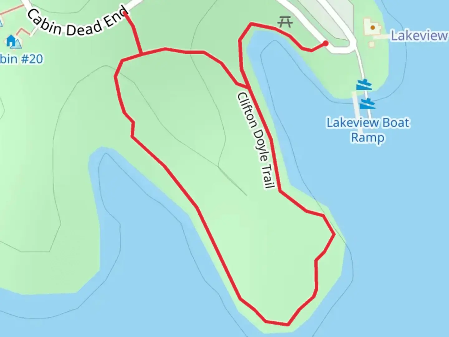 An image depicting the trail Clifton Doyle Loop Trail and its surrounding area.