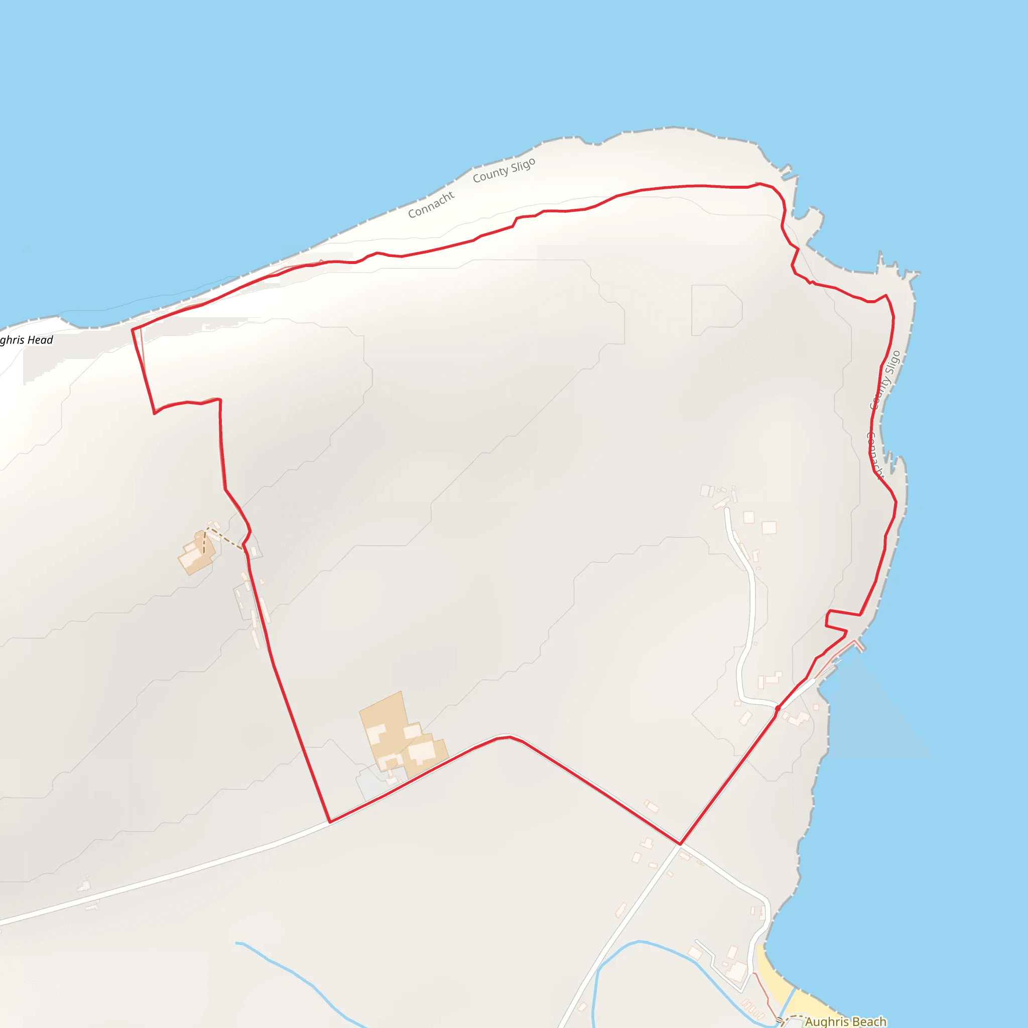 Aughris Head Walk mobile static map
