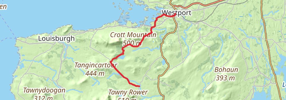 Connemara and the West of Ireland 10-Day Moderate Tour (Hillwalk Tours) stage 7 Map