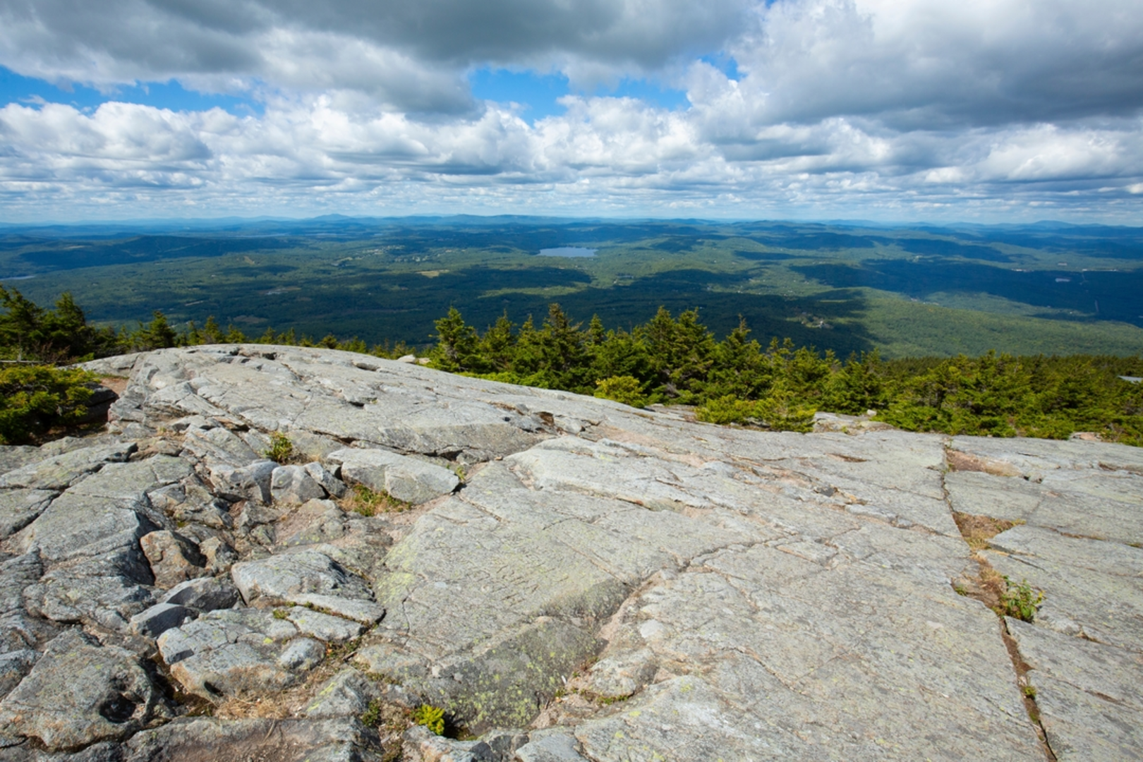 An image depicting the trail Mount Kearsarge North Trail and its surrounding area.