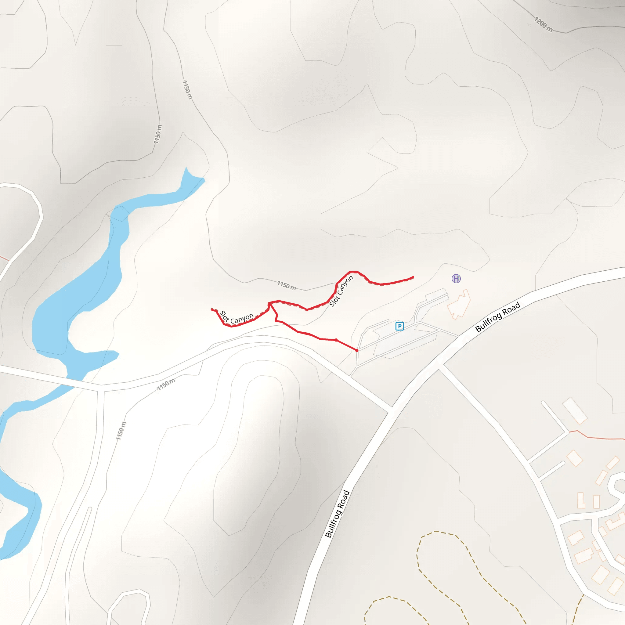 Slot Canyon mobile static map