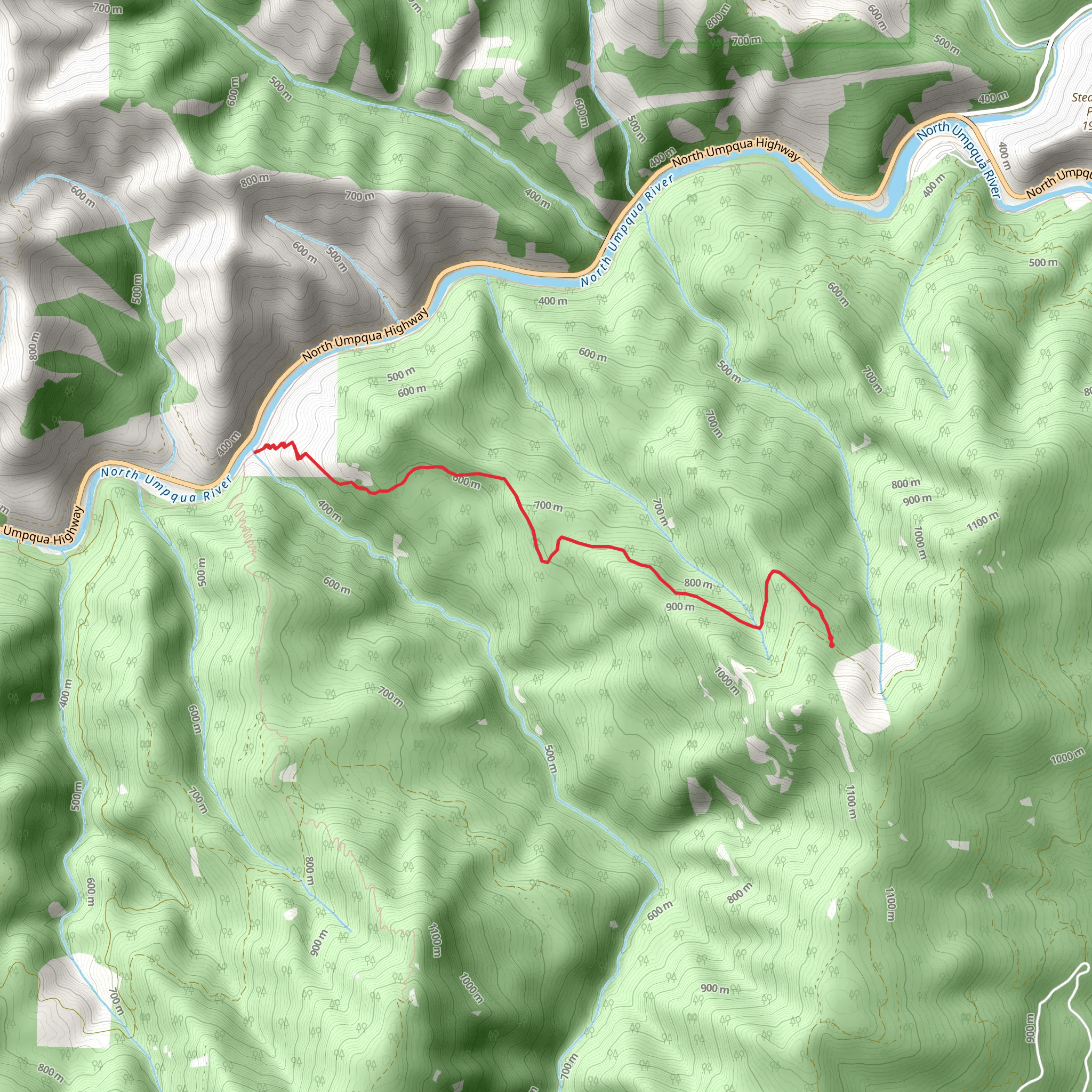 Mcdonald Trail mobile static map