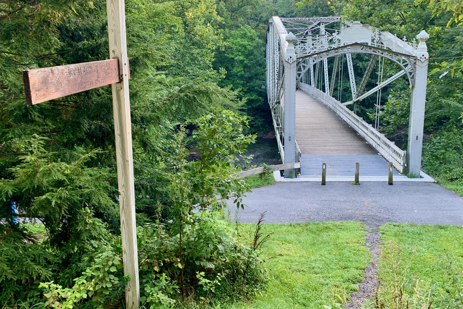 An image depicting the trail Streamside Campsite to Inwood via Appalachian Trail and its surrounding area.