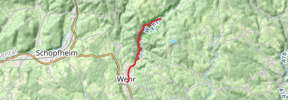 Schluchtensteig stage 7 Map