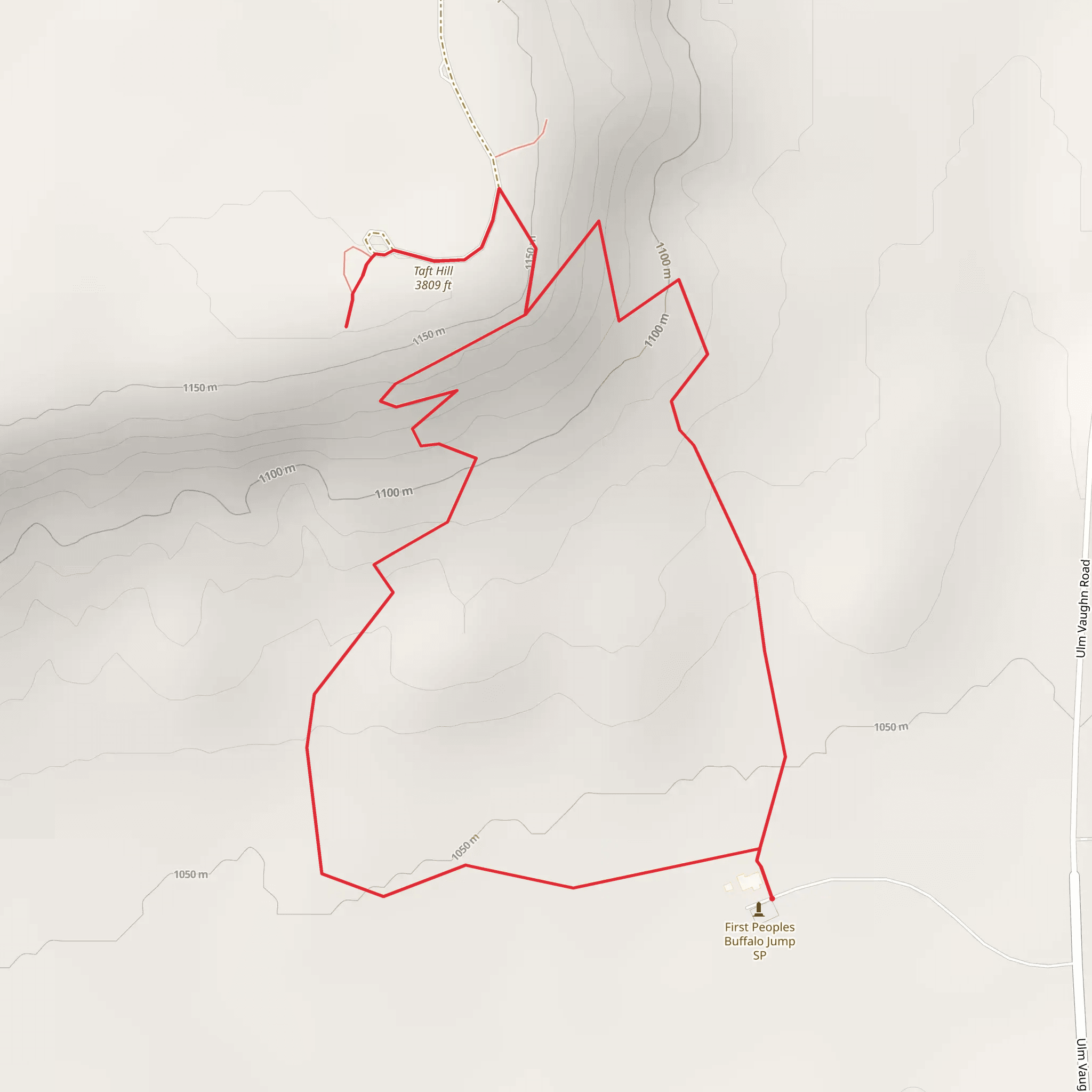 Taft Hill Loop mobile static map