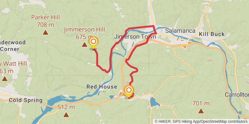 Finger Lakes Trail stage 4 Map