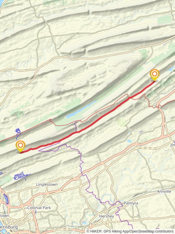 Gold Mine to Ellendale Forge Trail via Stony Creek Rail Trail