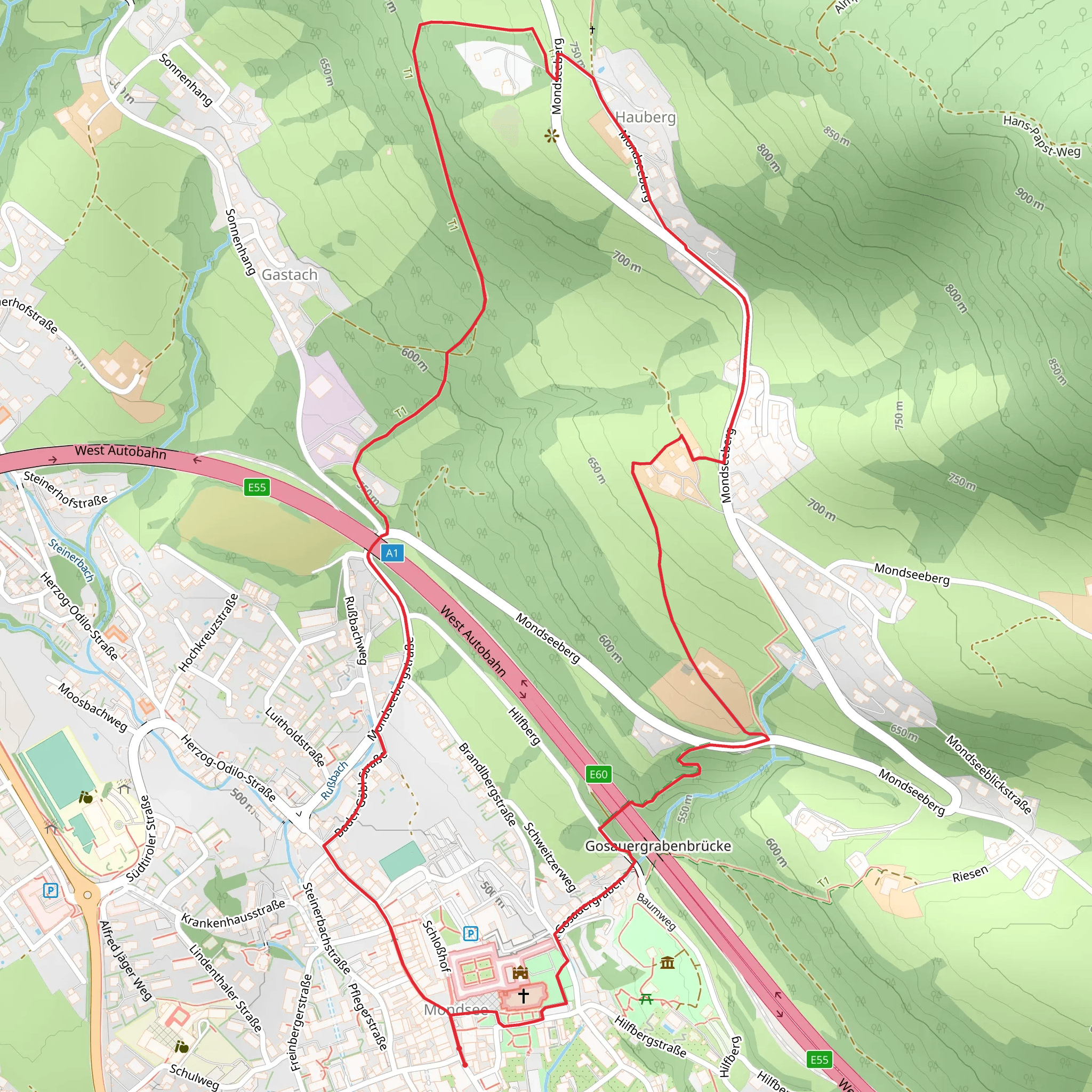 Hauberg - Lederberger mobile static map