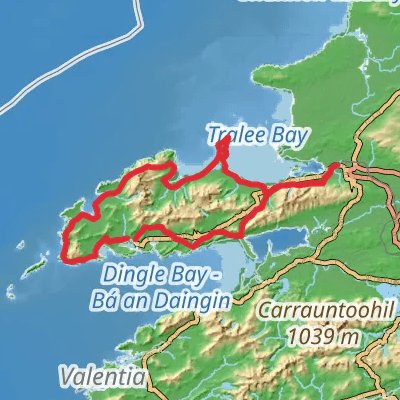 Dingle Way 10-Day Moderate Tour (Hillwalk Tours) mobile static map